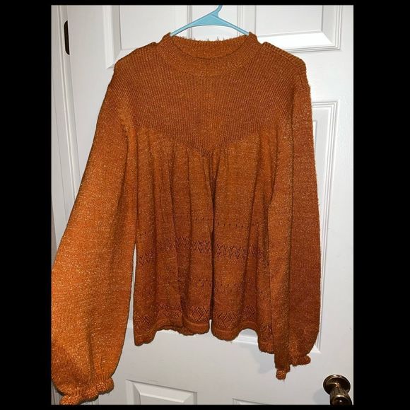 Lauren Conrad Sparkle Mock Neck Sweater Sz XXL - Picture 6 of 12